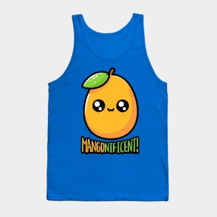 Mangonificent! Cute Mango Pun Tank Top